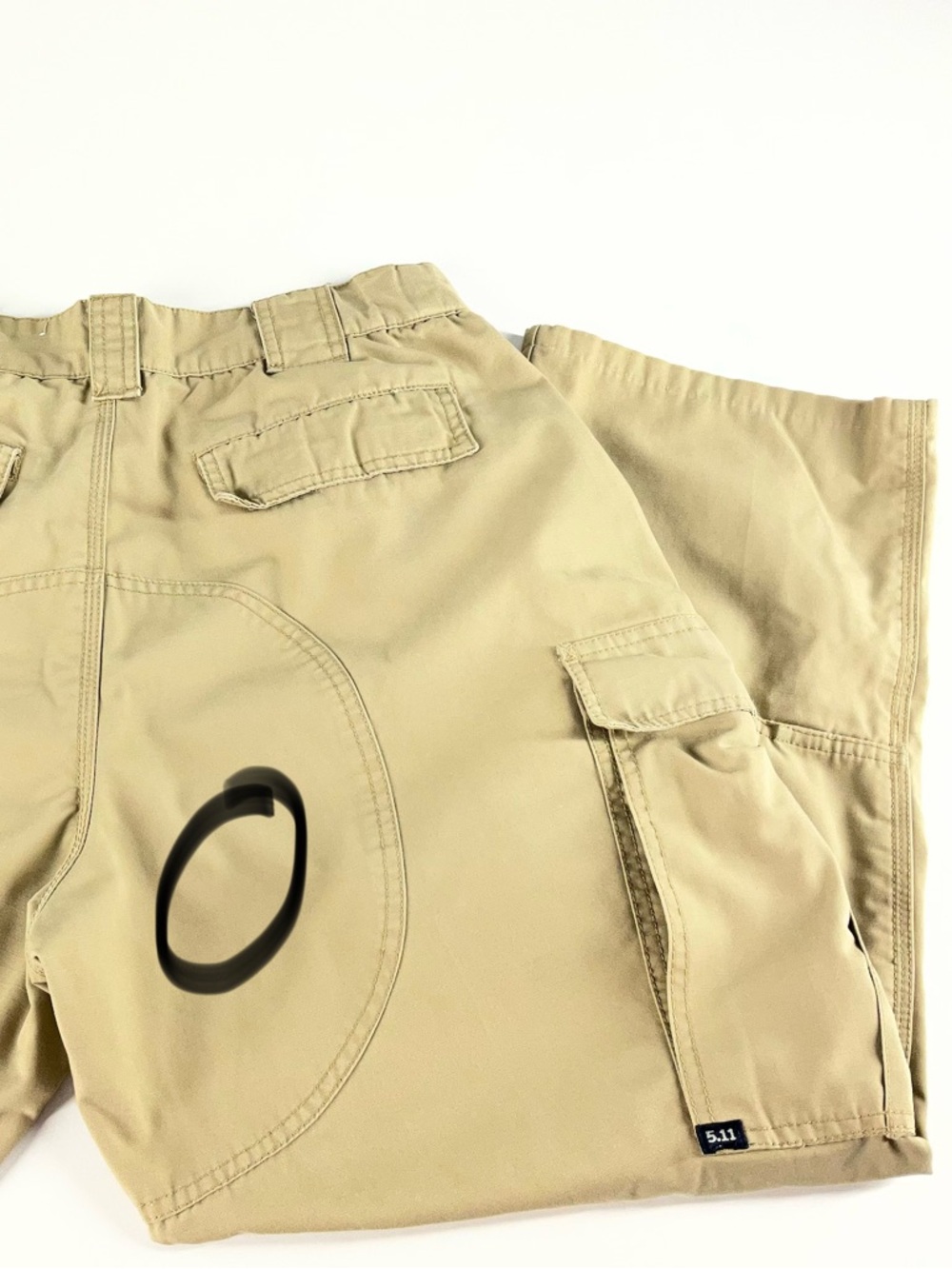 5.11 Tactical TDU Ripstop Men's Khaki Pants Size 35.5 - 39 Style 74003 - Picture 13 of 14